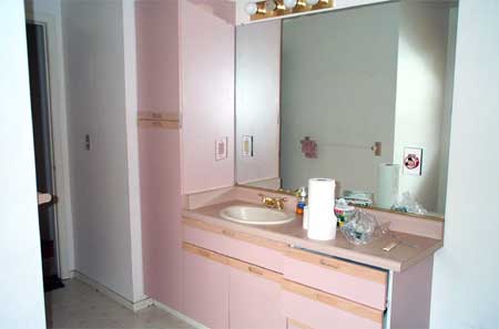 pink bathroom