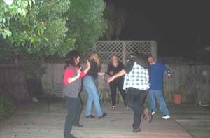 dancing on the deck