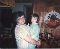 David and Grandma, 1983