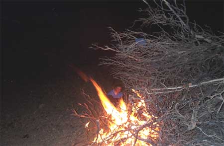 that's John in the fire