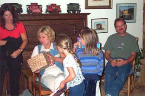 Bev opening presents