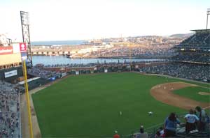 McCovey Cove at twilight