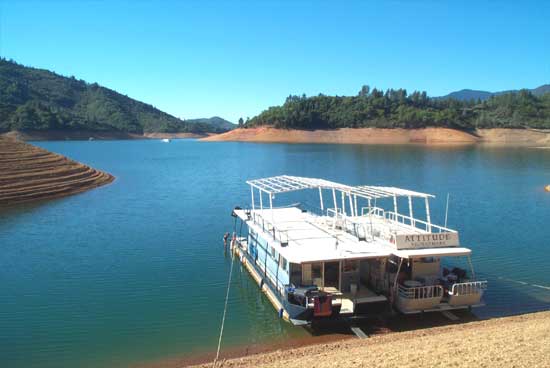 on Shasta Lake